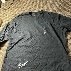 Nike Black and Blue Long Sleeve Tee